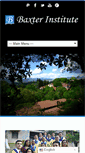 Mobile Screenshot of baxterinstitute.org